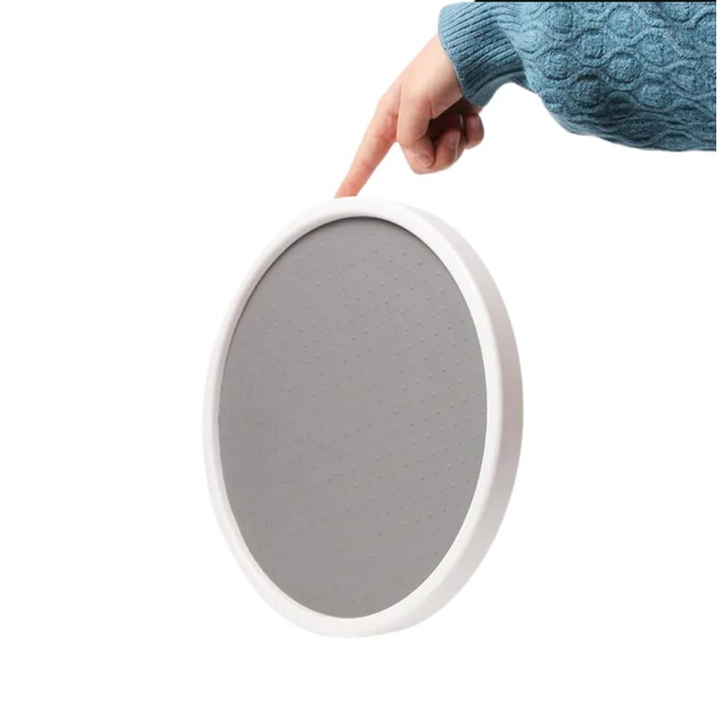 Housewarming Lazy Susan 360 Degree Rotating Tray (25cm), Revolving Kitchen Counter Top Organizer for Spice Rack, Multi-Purpose Lazy Susan for Dining Table & Cabinet, Cosmetic Holder Organizer - Image 5