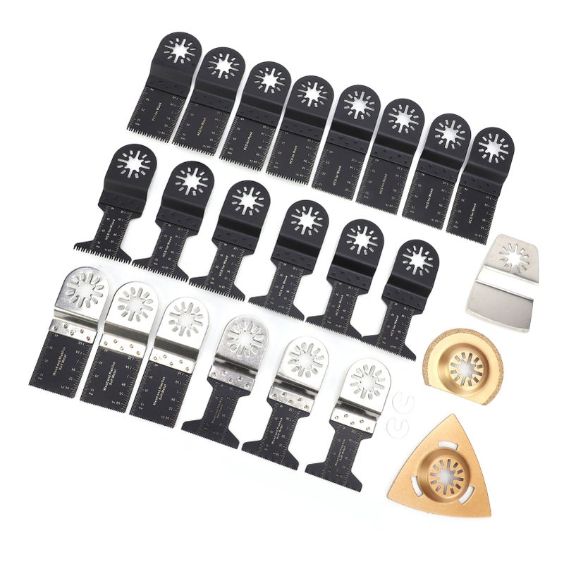 25Pcs Oscillating Saw Blade Multifunction HighCarbon Steel Cutting Polishing Tool - Image 4