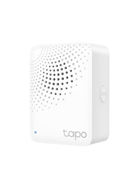 Tapo Tp-Link H100 Iot Smart Hub with Chime, Smart Alarm and Doorbell, Smart Actions with Sensors, Switches & Buttons, Connect with Up to 64 Smart Devices, Alexa, Google Assistant Compatible