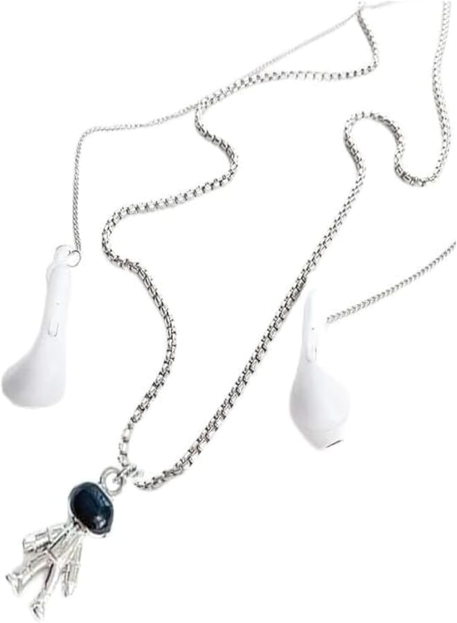 Next Next store Fashion Anti-Lost Jewelry Earbud Clip Earrings Compatible with AirPods 1 2 3 Pro/2 Xiaomi Any Wireless Earbuds (Butterfly) (Astronaut)