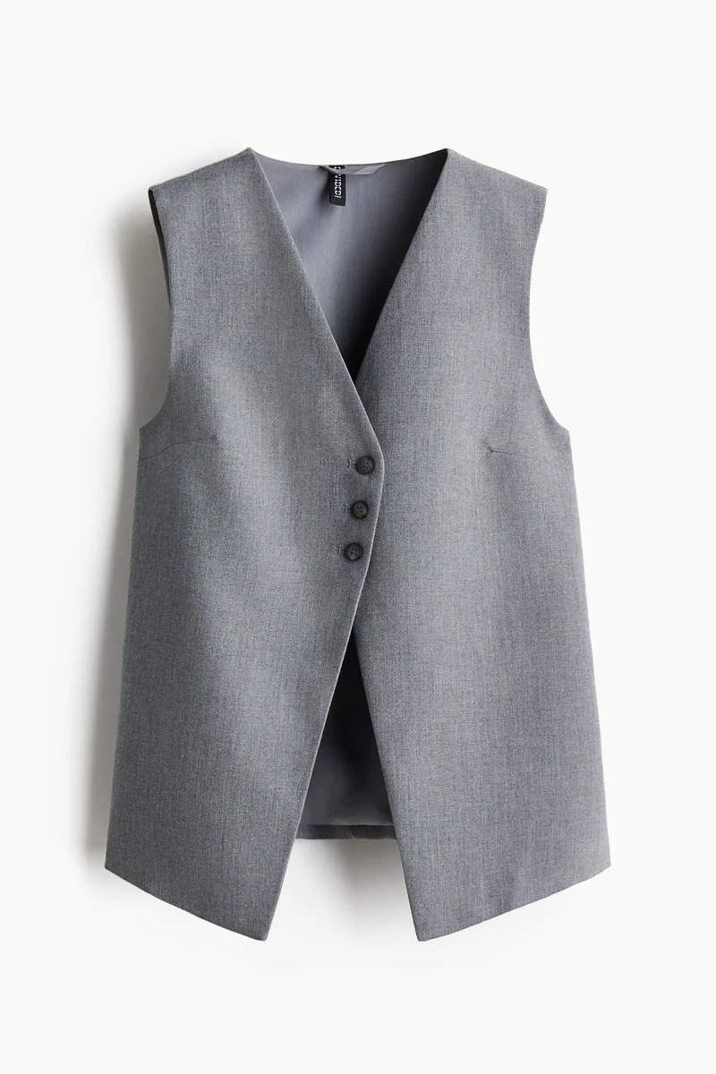 H&M Long Suit Waistcoat