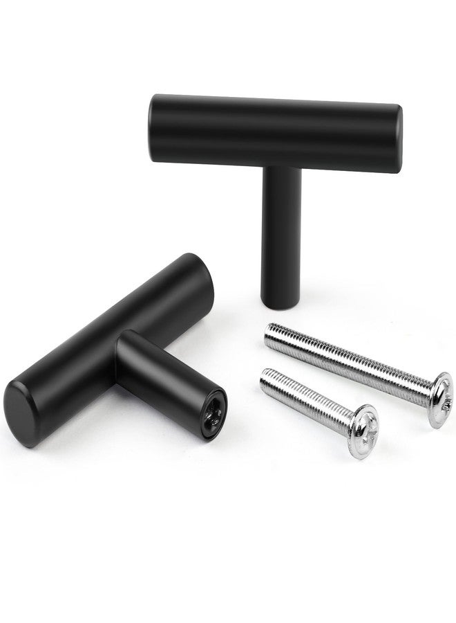 Romeda 12 Pack Black Cabinet Knobs, 2in Single Hole Cabinet Hardware with Screws 1in & 1.5in, Drawer Pulls (Black) for Kitchen Bedroom Bathroom Furniture - Image 4