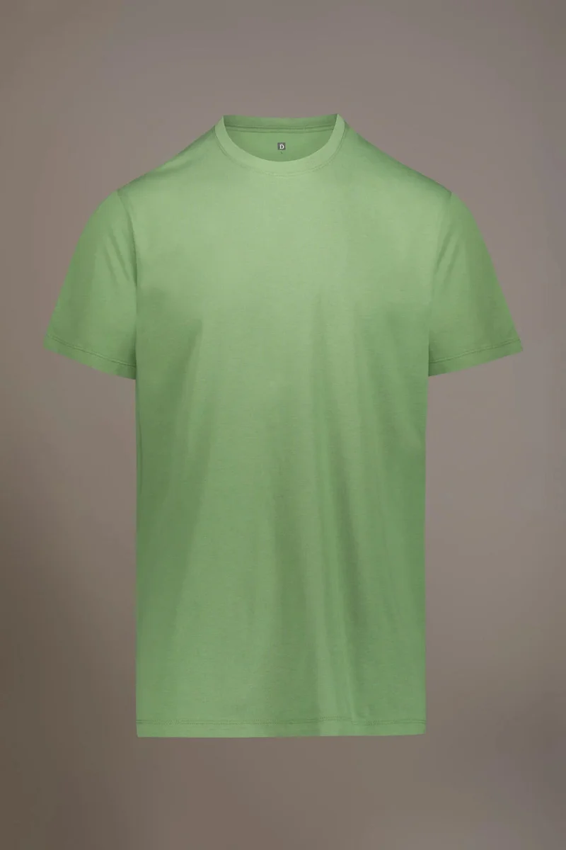 Doppelganger  Round neck t-shirt 100% cotton - Green for Men | Best Price UAE