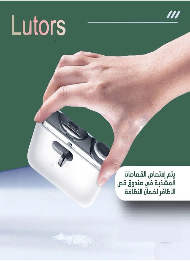 Lutors 2 in 1 Electric Nail Clipper, Nail Clipper and Nail File with USB Charger  - Image 3