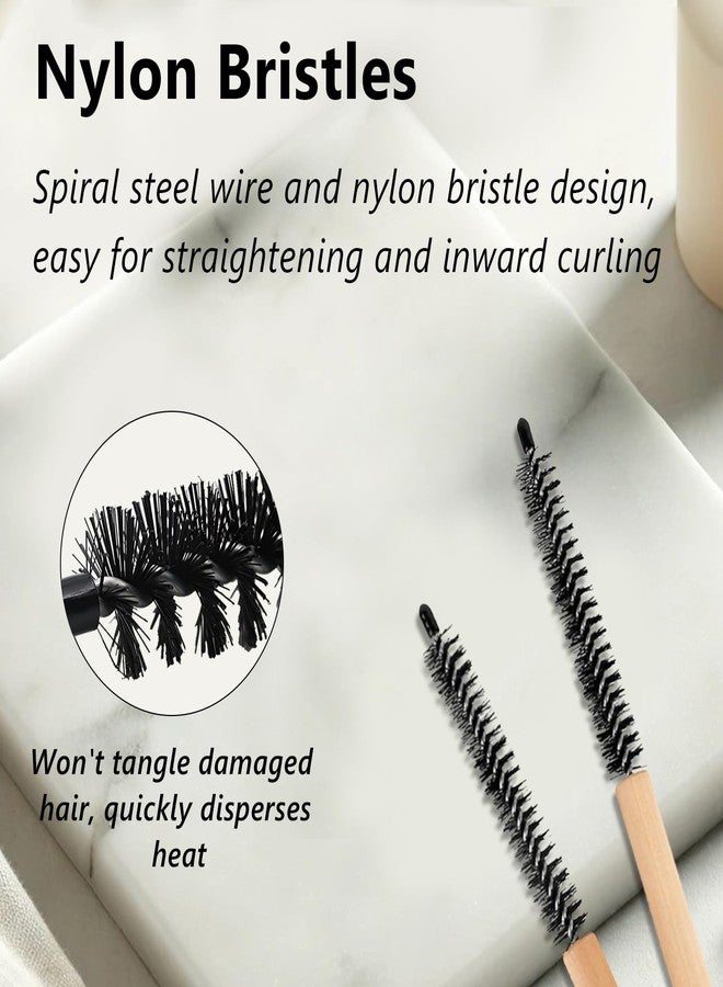 Jaasuee Small Round Styling Brush - Mini Roller Quiff Comb for Hairdressing - Lightweight Salon Brush for Thin, Short Hair, Bangs, Beard, Curling & Lifting - Image 5