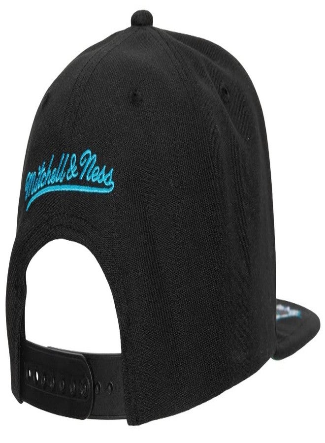 ميتشل آند نيس قبعة ميتشل آند نيس NBA ذات غطاء أمامي قابل للتعديل (لون أسود لفريق يوتا جاز) - Image 2