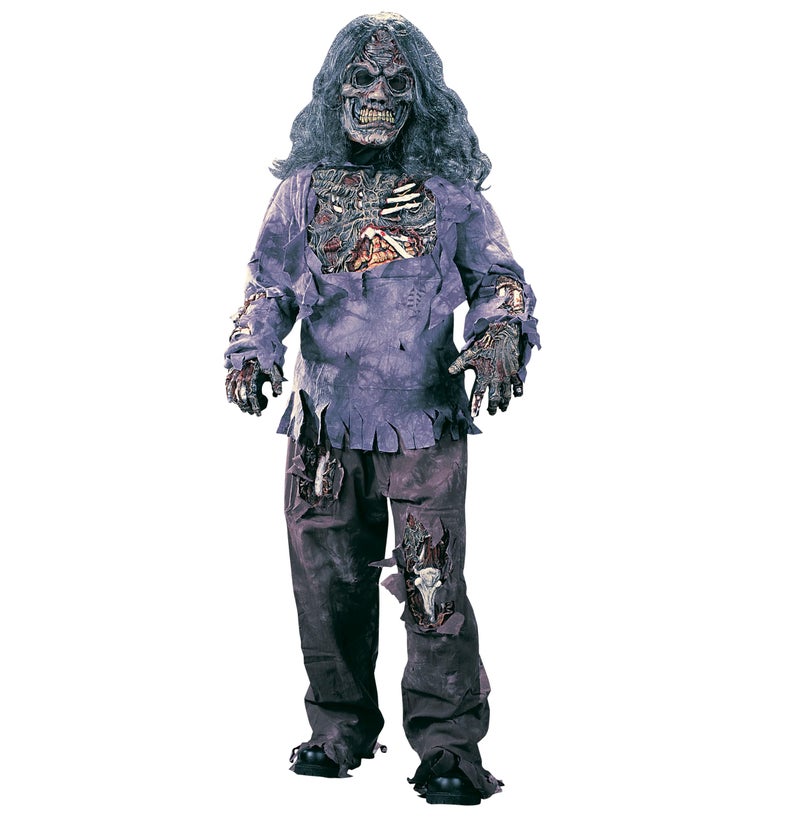 زي زومبي كامل من عالم المرح صغير 46 متعدد الألوان