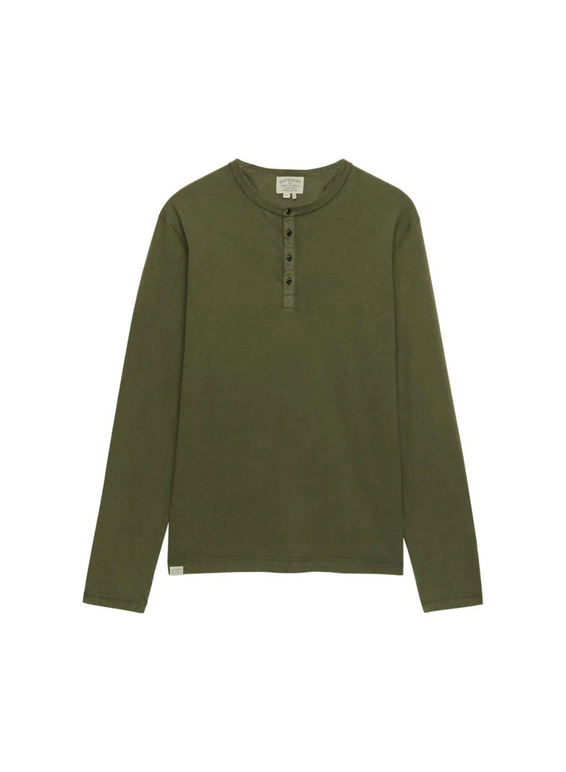 Superdry  Slub Long Sleeve Jersey Grandad Top for Men | Best Price UAE