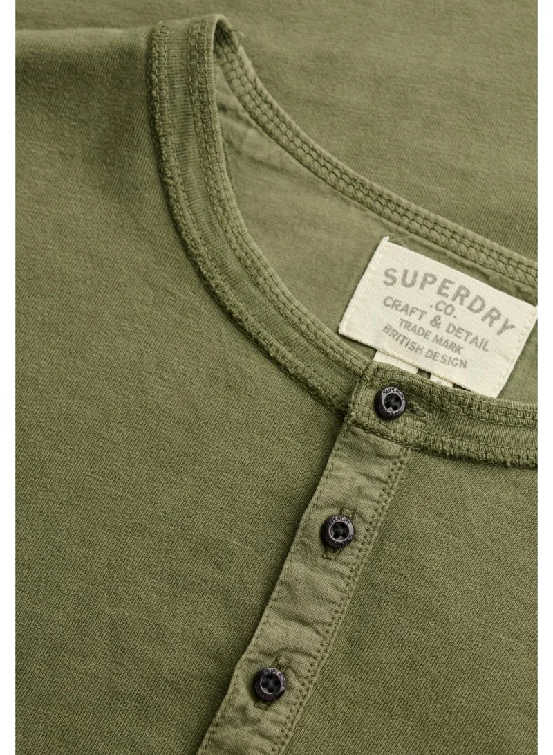 Superdry  Slub Long Sleeve Jersey Grandad Top for Men | Best Price UAE
