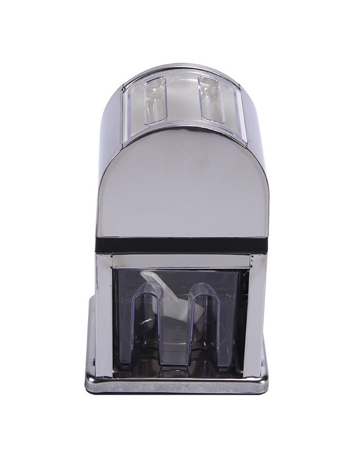 Stainless Steel Home Hand Crank Ice Crusher Penguin Hand Shaved Ice Machine Mini Small Smoothie Machine - Image 4