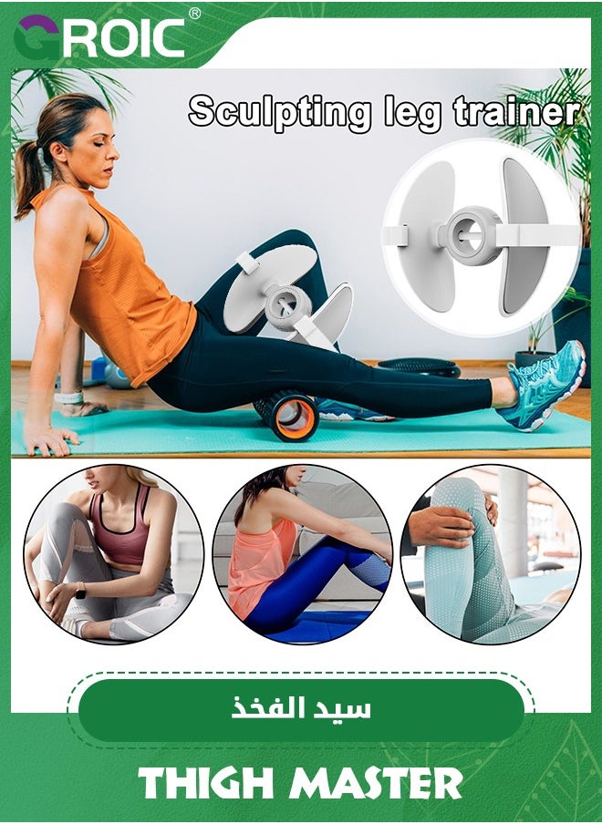 GROIC Thigh Master 8-20kg, Adjustable Resistance Leg and Inner Thigh Strength Exerciser, Hip Shaper Trainer, Pelvic Floor Strengthening Device with Band and Pad for Men Women Workout  - Image 2