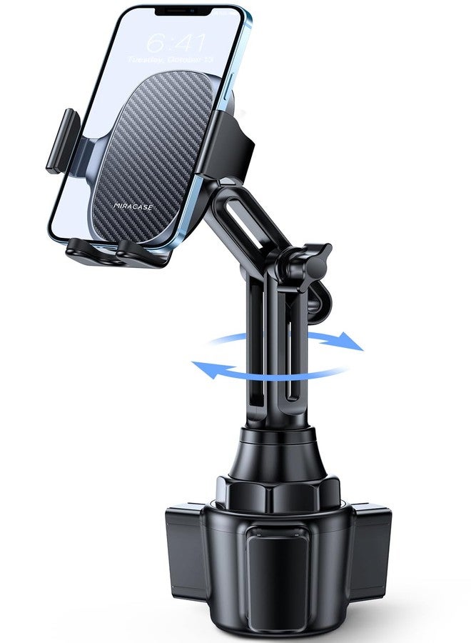 Miracase [2025 Latest Upgraded] Universal Cup Phone Holder for Car, [Rotatable & Adjustable] Long Neck Car Cup Holder Phone Mount Compatible with iPhone, Samsung, Google & More Smartphones - Image 1