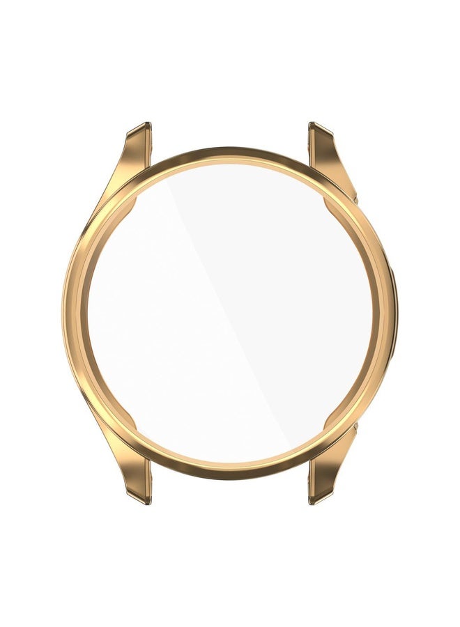BURAQ For Garmin Approach S50 Electroplated TPU Full Coverage Watch Protective Case(Rose Gold) - Image 5