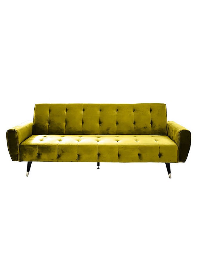 إن - هاوس مونتلا | أريكه سرير 2 في 1 من المخمل 36x179x106 cm- ذهبي  - Image 5