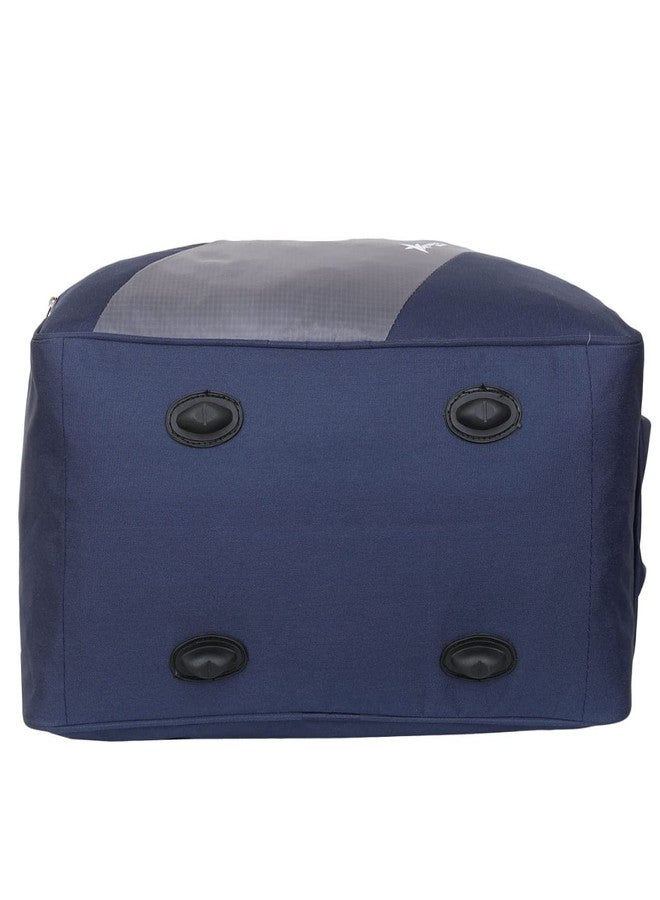 حقائب سفر بيرفكت ستار، حقائب أمتعة، حقائب سفر دافل، حقائب سفر، حقائب أمتعة، حقيبة سفر نسائية بدون عجلات، حقيبة سفر رجالية (أزرق داكن رمادي) - Image 5
