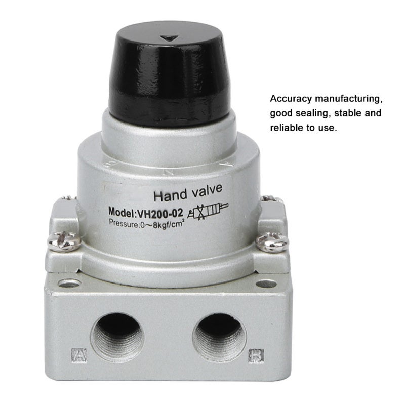 Pneumatic Valve: G1/4in Aluminum Alloy, Light & Durable - Direct Acting, Stable & Reliable 3 Position 4 Way Valve for Pneumatic Systems - Image 3