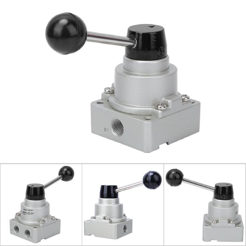 Pneumatic Valve: G1/4in Aluminum Alloy, Light & Durable - Direct Acting, Stable & Reliable 3 Position 4 Way Valve for Pneumatic Systems - Image 5
