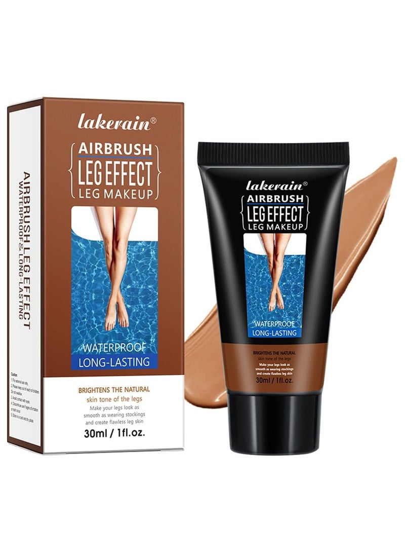 lakerain Getaria Leg Makeup Waterproof No Transfer, Leg Foundation Cover up Makeup for Varicose Veins Even Skin, Leg and Body Scar Concealer Makeup for Tattoo Cover Up (#3 Bronze) - Image 1