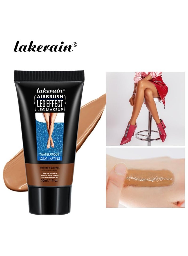 lakerain Getaria Leg Makeup Waterproof No Transfer, Leg Foundation Cover up Makeup for Varicose Veins Even Skin, Leg and Body Scar Concealer Makeup for Tattoo Cover Up (#3 Bronze) - Image 4
