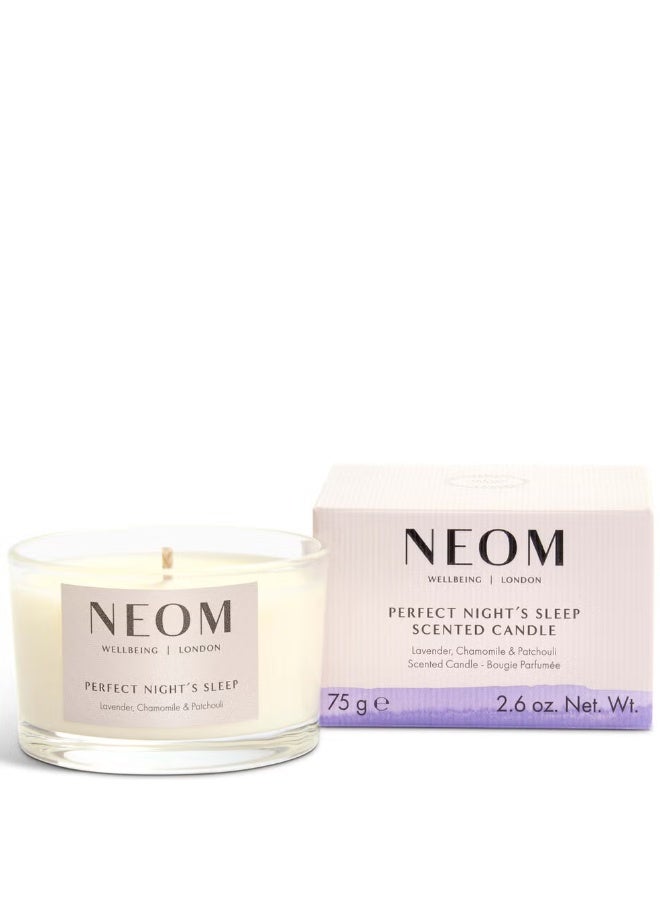 NEOM NEOM Perfect Nights Sleep Scented Travel Candle 75g  - Image 1