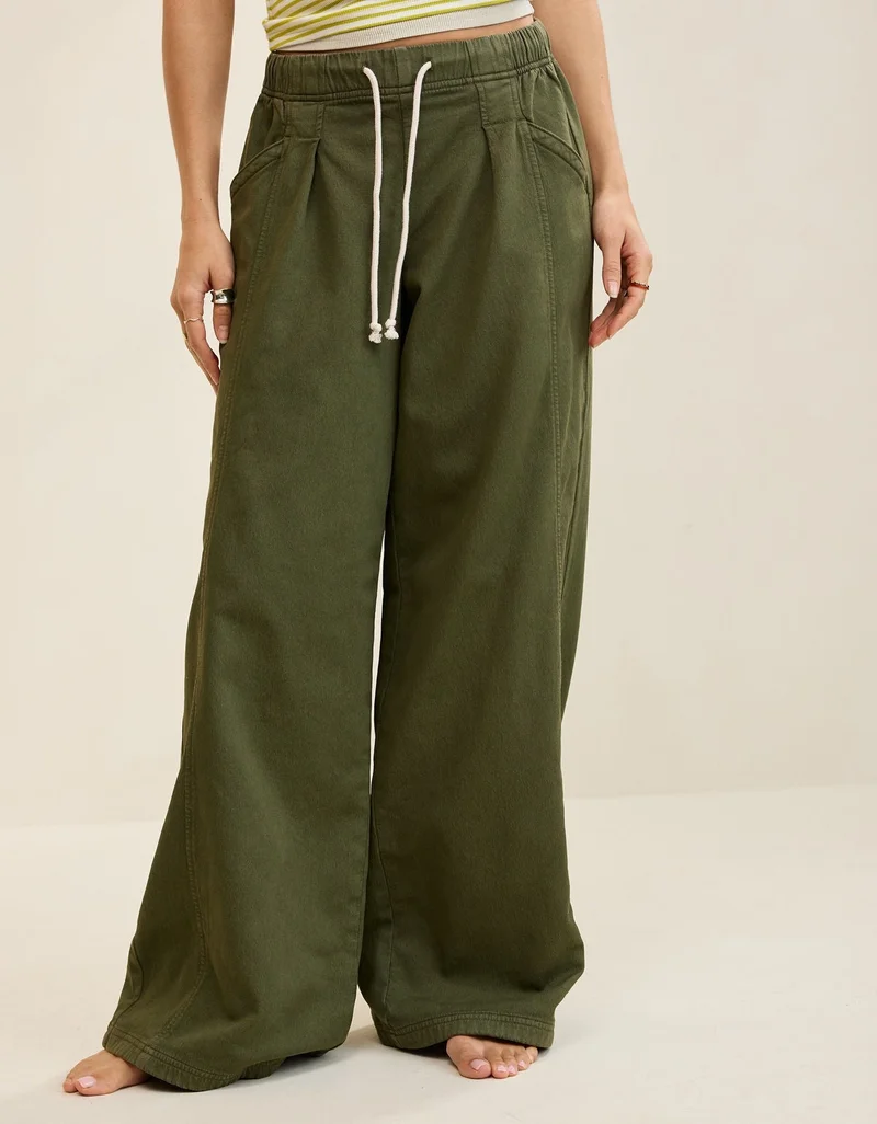 Aerie  Aerie Daydream Denim Stretch Trouser for Women | Best Price UAE