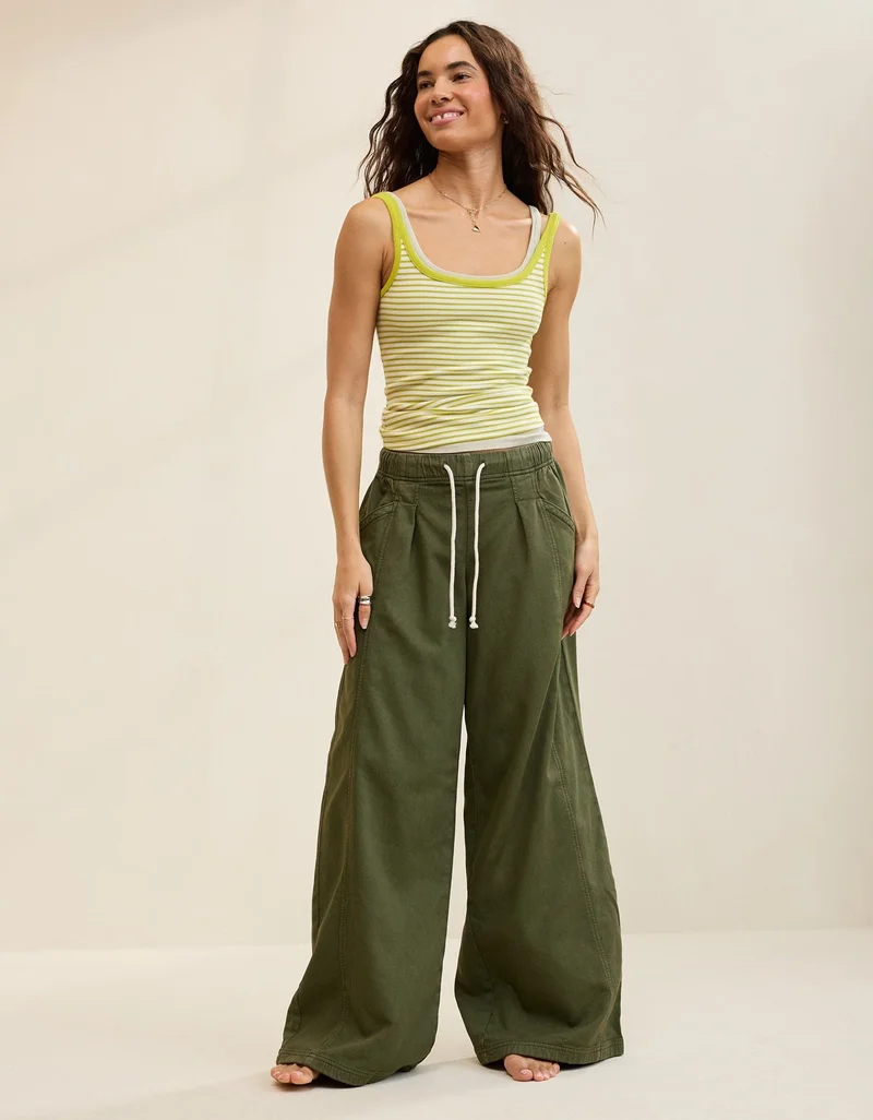 Aerie  Aerie Daydream Denim Stretch Trouser for Women | Best Price UAE