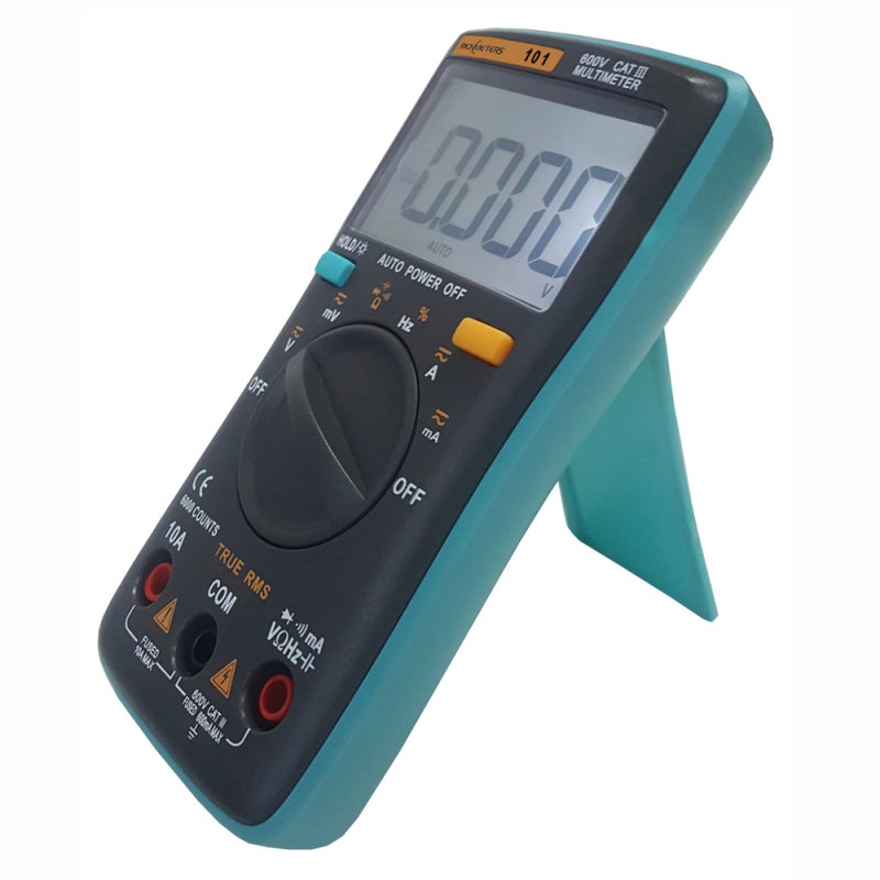 Digital Multimeter: 6000 Counts Backlight LCD Display - Automatic Polarity Identification Multi Tester for Electrical Testing & Hobbyists - Image 4