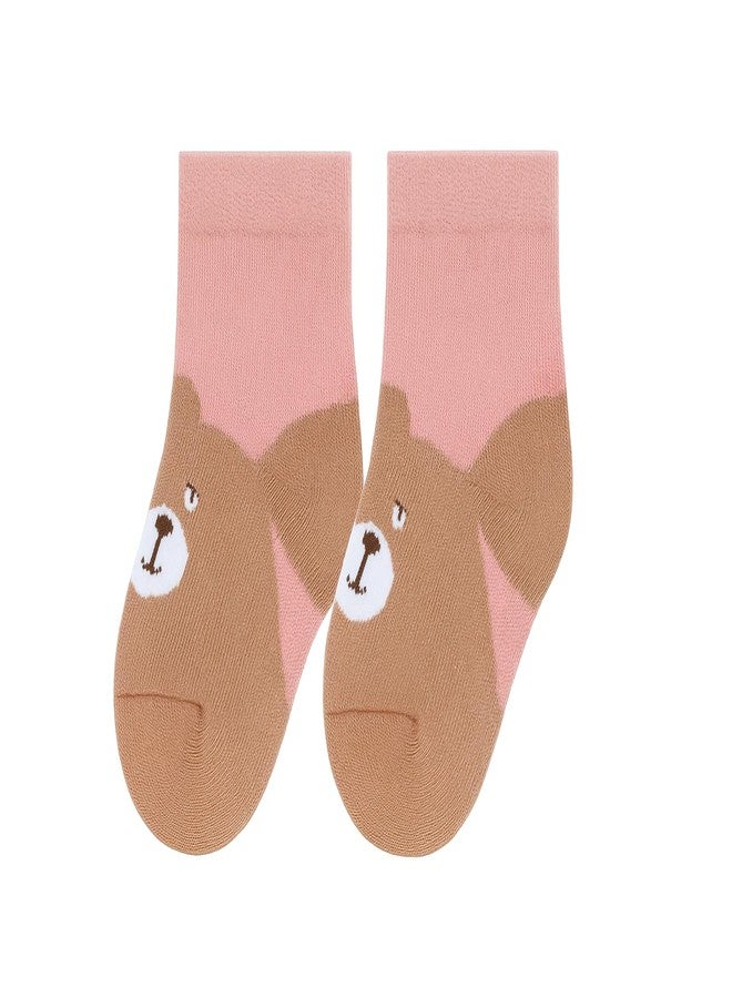 CUTEABLY جوارب للأطفال الرضع من عمر سنة واحدة - جوارب قطنية ناعمة للأطفال من عمر 6 إلى 12 شهرًا - طباعة متنوعة (IN، العمر، 6 أشهر، 12 شهرًا، 4، متعدد الألوان) - Image 4