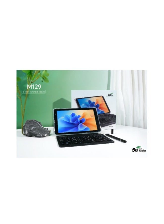 MODIO TAB M129 tablet 8-inch screen 8GB RAM 512GB storage space supports 5G Wi-Fi connection latest version (black) - Image 2