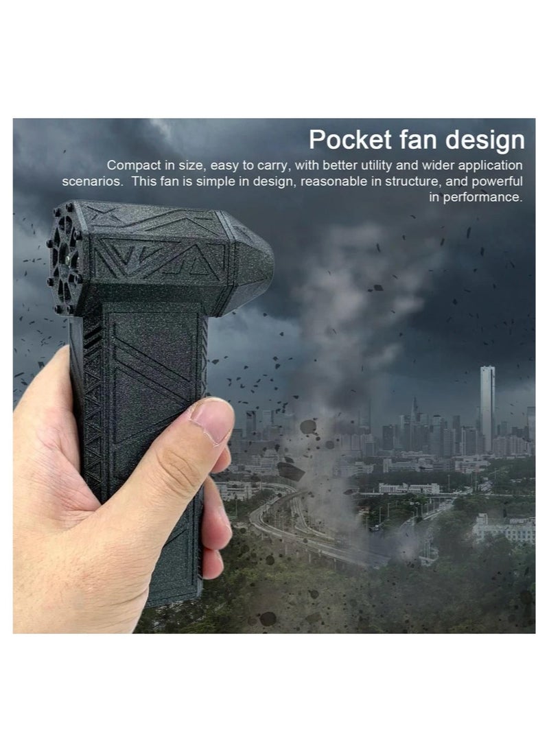 Powerful Mini Turbo Jet Fan Air Blower 110,000 RPM, 45MS Turbo Velocity, 3000mAh Wireless Operation, Brushless Motor Versatile and Adjustable for Cleaning, BBQ, and Multi-Purpose Use