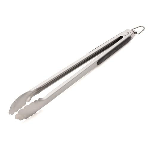 Cuisinart Locking Grill Tongs 16 Stainless Steel BBQ Tongs HeavyDuty Barbecue Tool for Grilling and Outdoor Cooking - Image 1