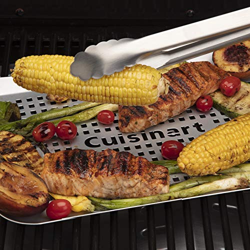 Cuisinart Locking Grill Tongs 16 Stainless Steel BBQ Tongs HeavyDuty Barbecue Tool for Grilling and Outdoor Cooking - Image 3