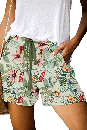 ONLYSHE Womens Comfy Drawstring Casual Elastic Waist Summer Lounge Shorts with Pockets - Image 5