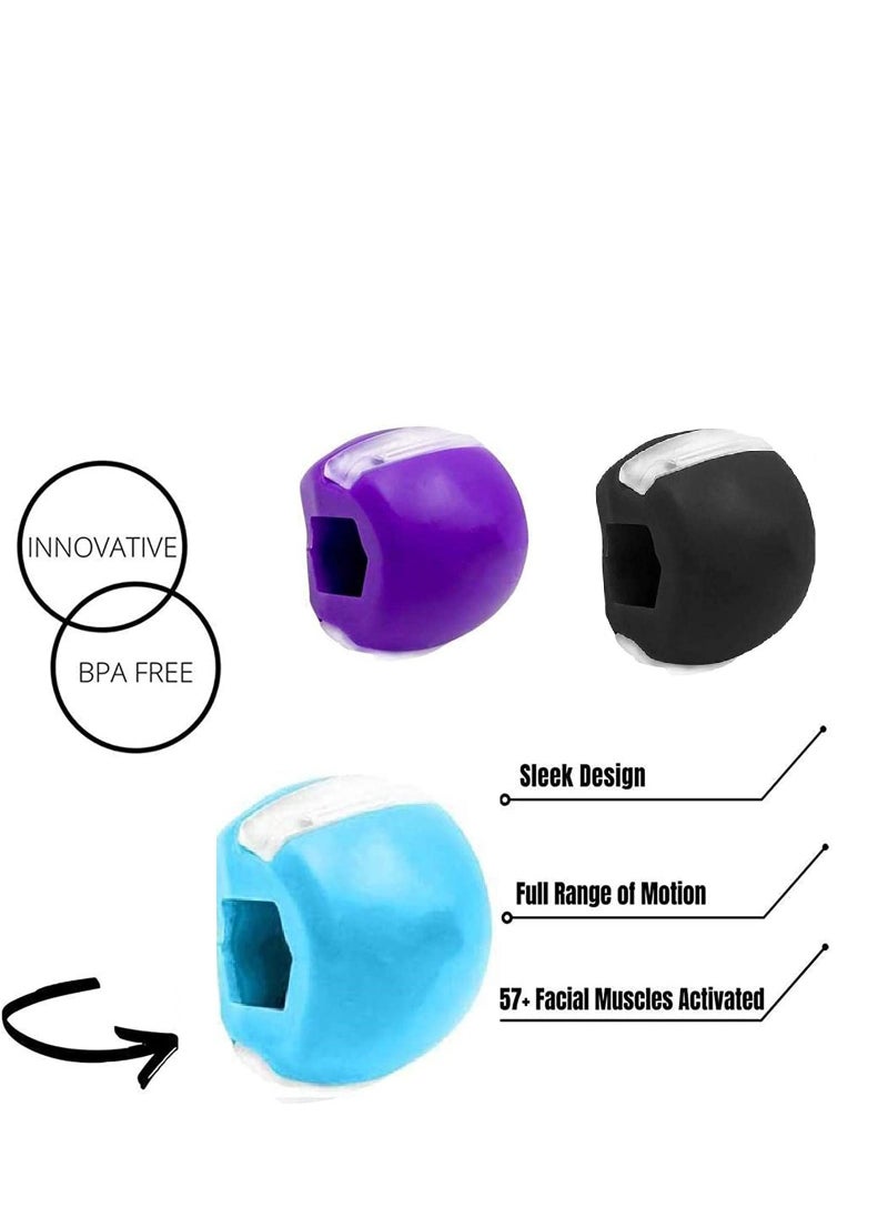 Generic - Jawlineme Exerciser - for Face Shape and Tighten Your Face and Neck,Jawline Exerciser Fitness Ball, Jawzrsize Jaw Exerciser and Neck Toning Jawline - Image 1
