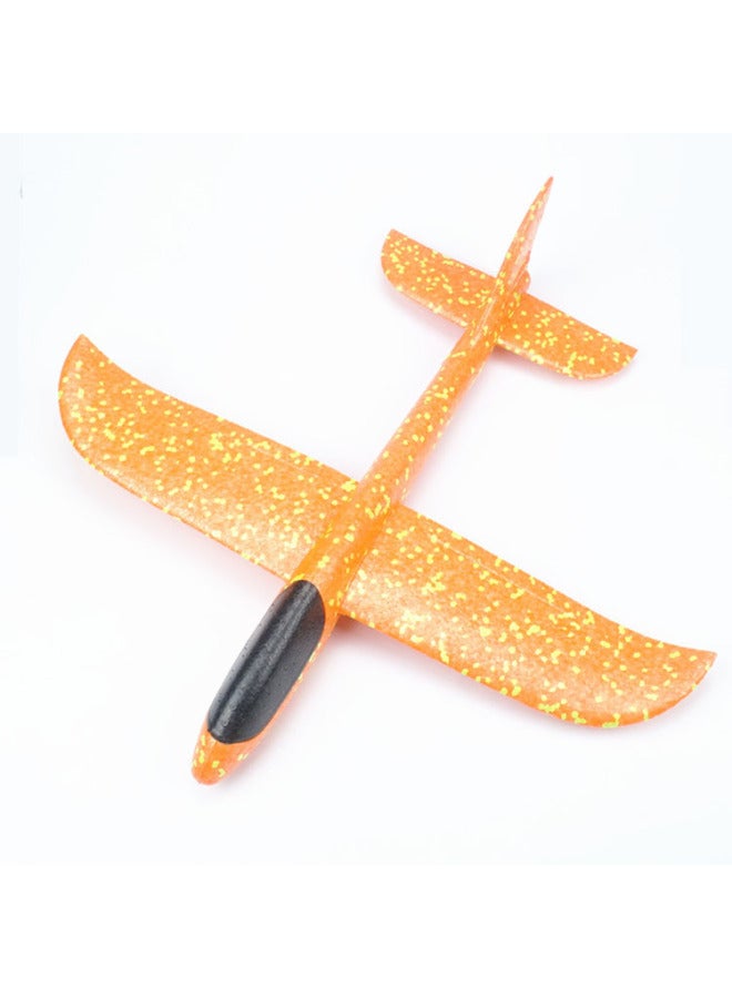 Foam Luminous Hand Throwing Aircraft Children's Toys Ejection Small Model Large Gliding Aircraft Stall Toy Manufacturers Wholesale-Color:32cm Blackhead Plane Slingshot = 5 Sets - Image 5
