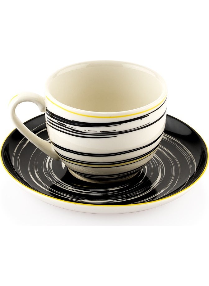 Mixed Tea Set for 2 Persons 4 Pieces-White/black - pzsku/ZD96224DE6BD0D5047E00Z/45/_/1734690088/25875207-d7fe-45ca-b285-b5304a08bf38