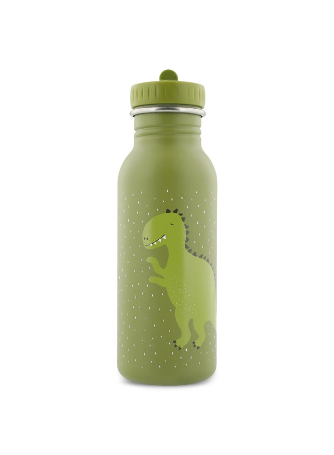 Trixie Stainless Steel Water Bottle - 500ml - Mr. Dino - Image 1