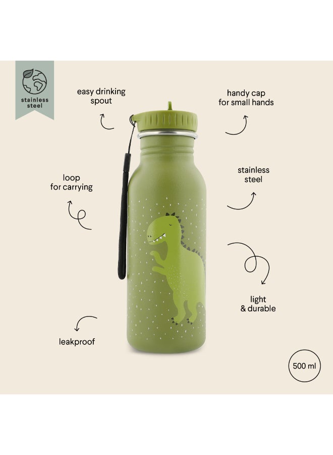 Trixie Stainless Steel Water Bottle - 500ml - Mr. Dino - Image 4