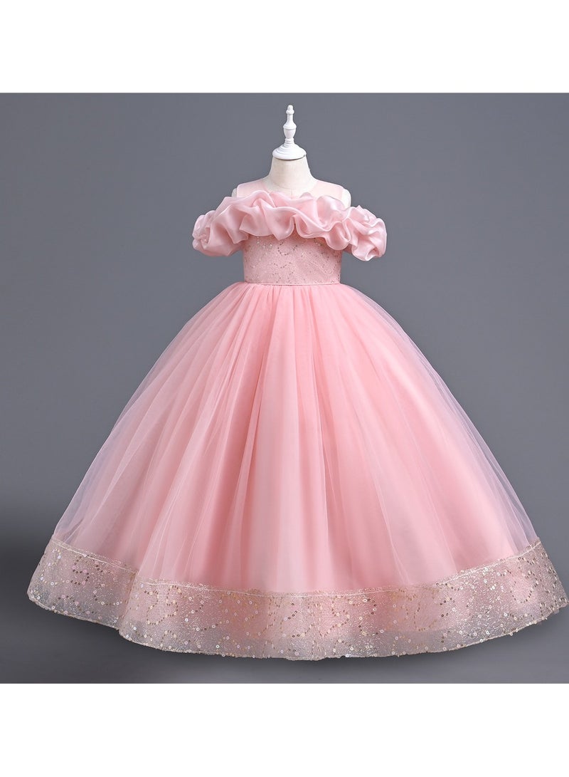 KUYING Fashionable And Versatile Children's Princess Dress