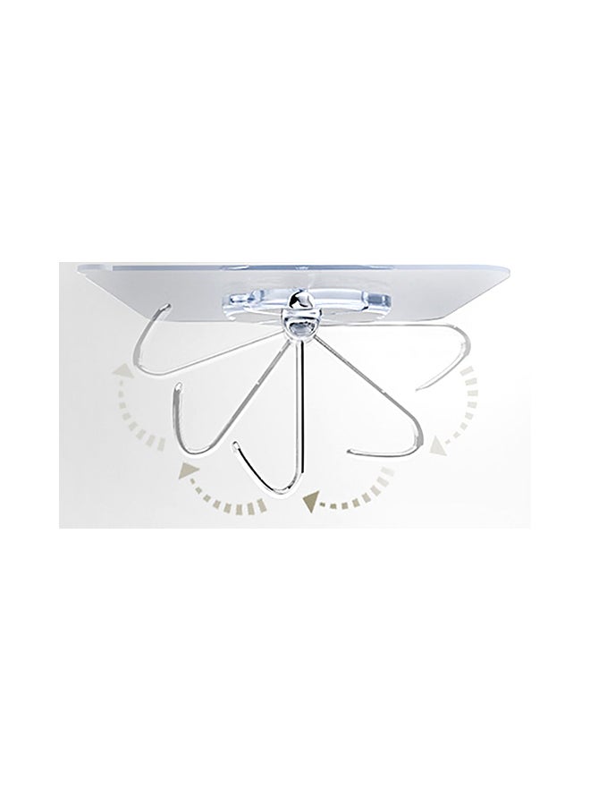 Wall Hooks Self Adhesive Sticker Hanger Transparent - Image 2