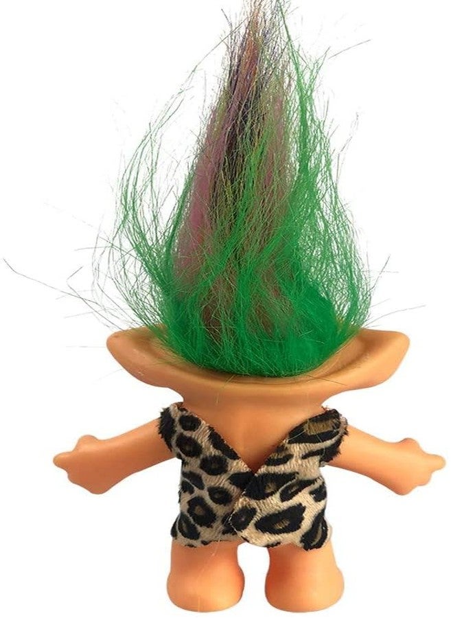 Yintlilocn Vintage Troll Dolls Chromatic Adorable for Collections, School Project, Arts and Crafts, Party Favors - 7.5" Tall Colorful Hair (Include The Length of Hair) - Image 2
