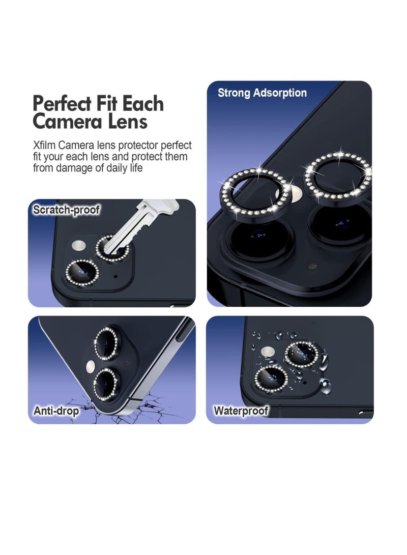 Diamond Camera Protection Lens for Apple Iphone 16/16 Plus /  Diamond Black  - Image 2