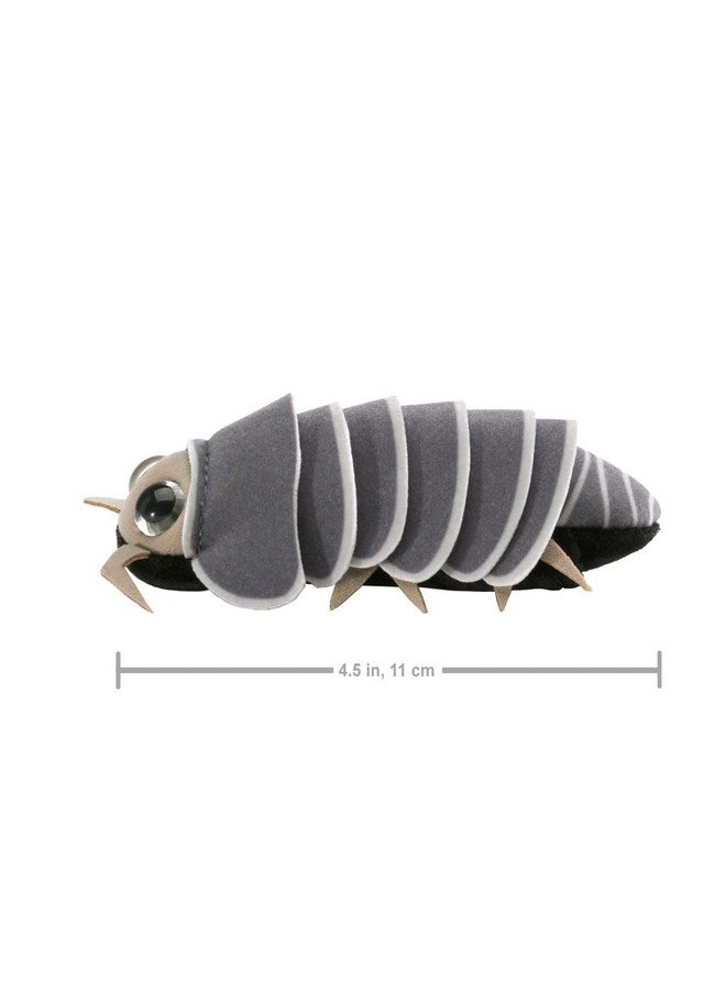 Folkmanis Mini Roly Poly Finger Puppet, Gray - Image 3