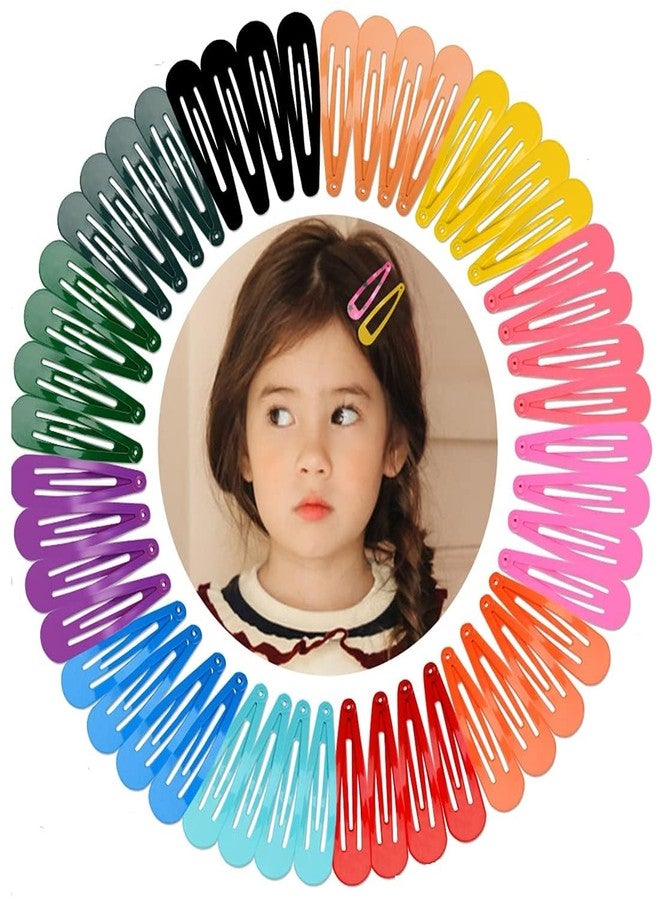 Evrysdi Metal Snap Hair Clips No Slip Hair Barrettes Long Hair Side Clip for Girls Women Hair Accessories Black_Color (Pair of Set-12) - Image 3