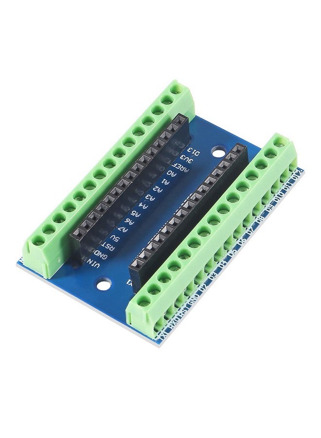 AITRIP 10PCS Nano Terminal Adapter Shield Expansion Board Compatible with Arduino Nano V3.0 AVR ATMEGA328P-AU Module - Image 3
