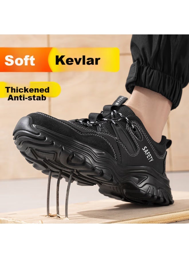 GUYISA Guyisa Men's Winter Ulated Electrician Safety Shoes With Plastic Toe Cap, Anti-smashing, Anti-piercing, Lightweight Soft Sole Work Safety Shoes 3102kv Size 41 - Image 4