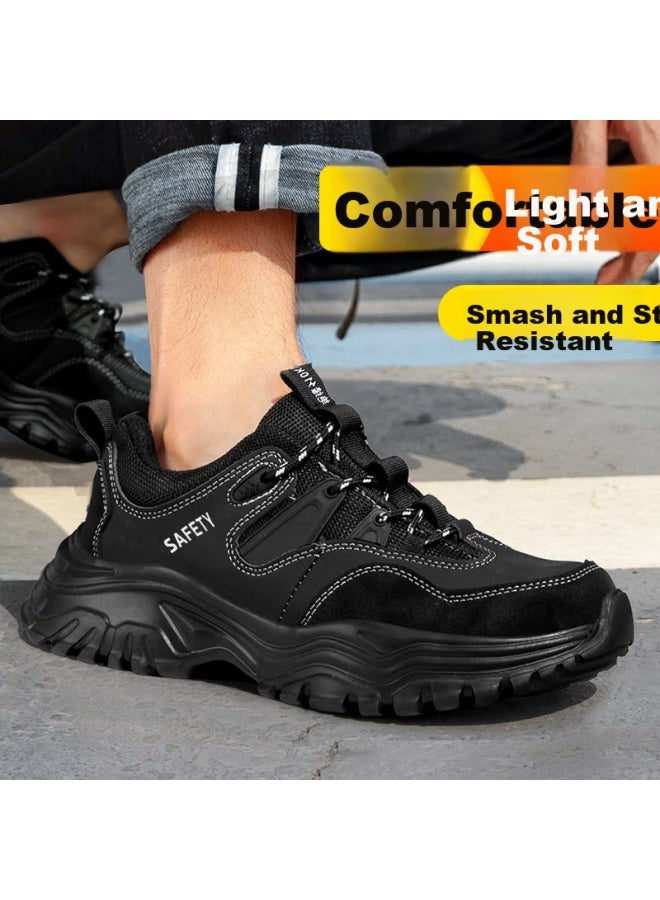 GUYISA Guyisa Men's Winter Ulated Electrician Safety Shoes With Plastic Toe Cap, Anti-smashing, Anti-piercing, Lightweight Soft Sole Work Safety Shoes 3102kv Size 41 - Image 2