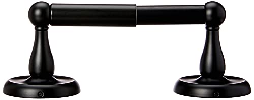 Delaney Hardware 590004 500 Series Black Toilet Paper Holder, Matte Black Toilet Paper Holder, Black Toilet Paper Holder Look - Image 2