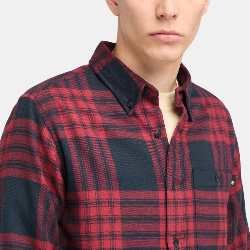 Timberland Blue Men's Flannel Check Shirt for Men | Best Price UAE