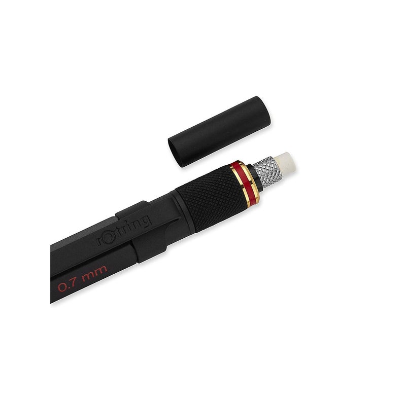 Rotring 800+ Premium Hybrid Mechanical Pencil & Touchscreen Stylus, 0.7mm, Black Barrel - Image 4